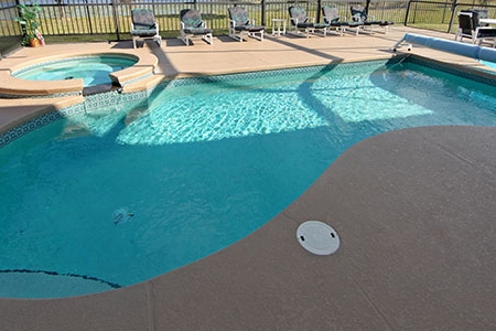 Pool Deck Cleaning