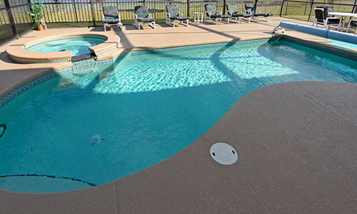 Pool Deck Cleaning